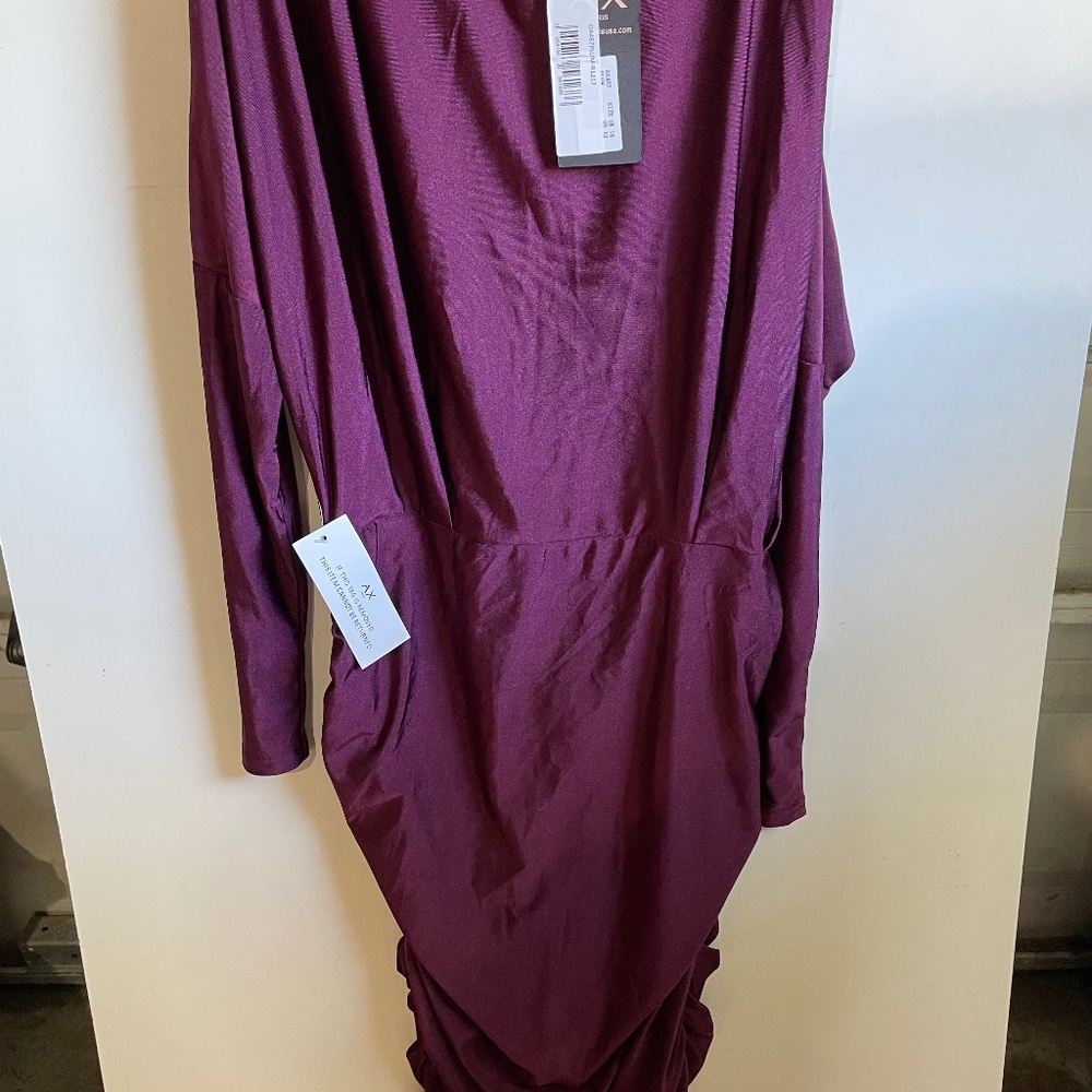 AX Paris burgundy dress new size 12